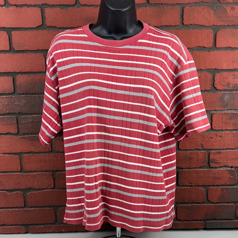 Steve &‎ Barrys Shirt Woman's Medium Striped